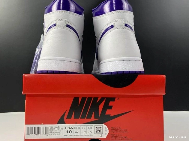 RETRO HIGH AIR JORDAN PURPLE CD0461-151 COURT 1 0719